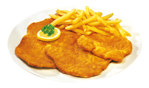 Bild von Schnitzelteller